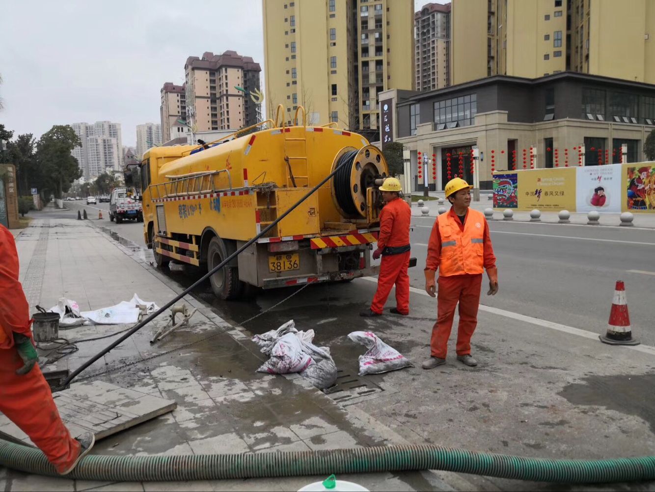 吉隆排污管道清淤-管道清洗